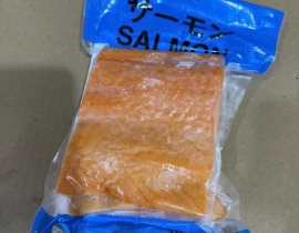 Cá hồi fillet  bao xanh