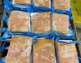 Cá hồi fillet  bao xanh