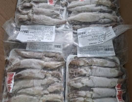 MỰC TRỨNG LỚN 100% TRỨNG - ĐÃ LÀM SẠCH NỘI TẠNG - MẮT RĂNG 