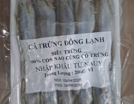 CÁ TRỨNG SIÊU TRỨNG VỈ 200G ĐỦ KG