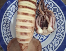 MỰC ỐNG LÀM RUỘT CÒN DA (ĐỎ BỤNG) LÔ NHẬP NGÀY 29/04/2026