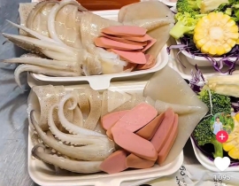 MỰC ỐNG LÀM RUỘT CÒN DA (ĐỎ BỤNG) LÔ NHẬP NGÀY 29/04/2026