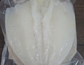 Mực lá làm sạch chẻ bụng