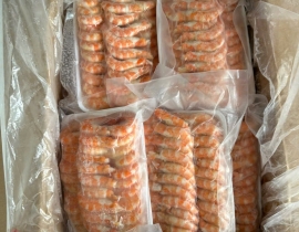 Tôm thẻ hấp 35/40 con đủ kg, ĐÃ VAT  8%