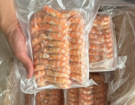 Tôm thẻ hấp 35/40 con đủ kg, ĐÃ VAT  8%