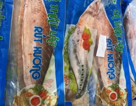 CÁ THÁT LÁT RÚT XƯƠNG SIZE 3 CON  ( BAO XANH DƯƠNG ) 