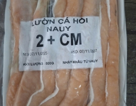 Lườn cá hồi 2+ vỉ 500g net 7