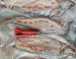 CÁ THÁT LÁT RÚT XƯƠNG KIM SA TRỨNG MUỐI  SIZE 3 CON 