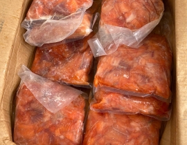 VỤN CÁ HỒI ÚC THÙNG 10KG LÔ NHẬP  NGÀY 17/04/2026