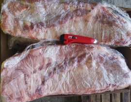 SƯỜN BẸ HEO PALMALI BRAZIL THÙNG 22KG LÔ NHẬP NGÀY 08/05/2026