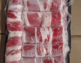 Ba chỉ bò úc kilkoy cuộn vỉ đen 500g