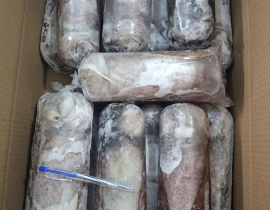 MỰC LÁ CUỘN 2A SIZE 800G-1KG