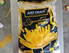 KHOAI TÂY JUST CRAVE AAA TÚI 2.5 KG SIZE 9X9MM ( ẤN ĐỘ )