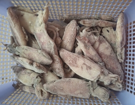 MỰC ỐNG TRÓC DA 8-12CM ĐÓNG XÔ ĐỦ KG