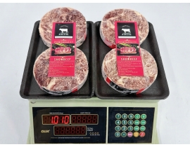 THĂN LÕI VAI BÒ TUYẾT  - AUKO3E A18 CẮT 1 CM  - 2 MIẾNG 500G